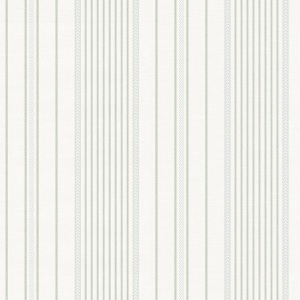Navarres Stripe Blue Faux Linen Wallpaper