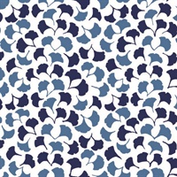 Navy Blue Forest Glade Peel & Stick Wallpaper
