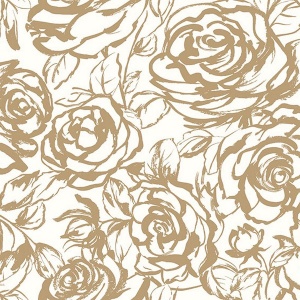 Nelda Light Blue Rose Wallpaper