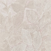 Niabi Pink Leaves Wallpaper