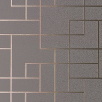 Mason Dark Grey Geometric Wallpaper