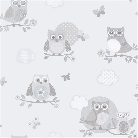 Nursery Owl Wallpaper