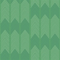 Nyle Green Chevron Stripes Wallpaper