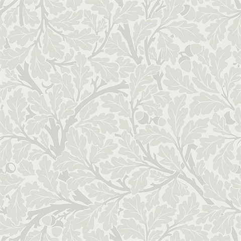 Oak Tree Dove Leaf Wallpaper