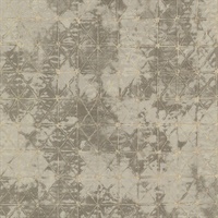 Odell Bronze Antique Tiles Wallpaper