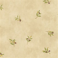 Olive Sidewall Wallpaper
