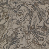 Olympia Brown Marble Wallpaper