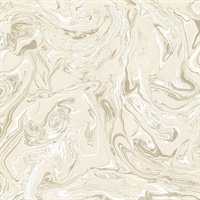 Olympia Gold Marble Wallpaper