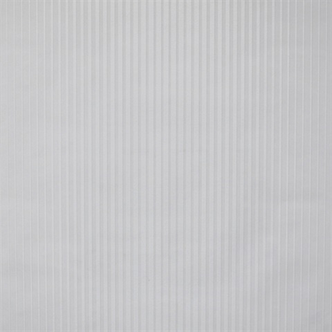 Ombre Pinstripe Paintable Wallpaper - White