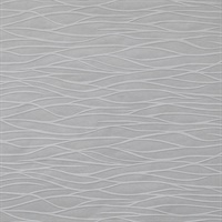 Organic Waves Paintable Wallpaper - White
