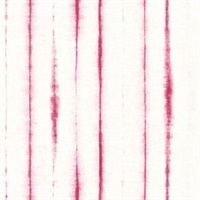 Orleans Pink Shibori Faux Linen Wallpaper