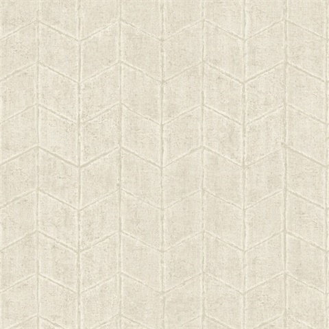 Oyster Flatiron Geometric Wallpaper