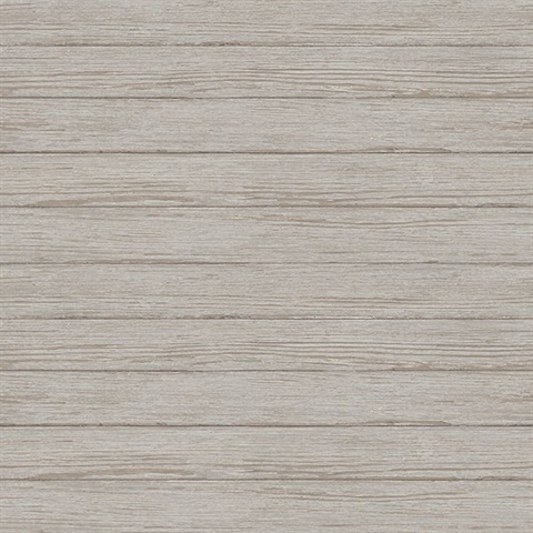 Ozma Light Grey Wood Plank Wallpaper