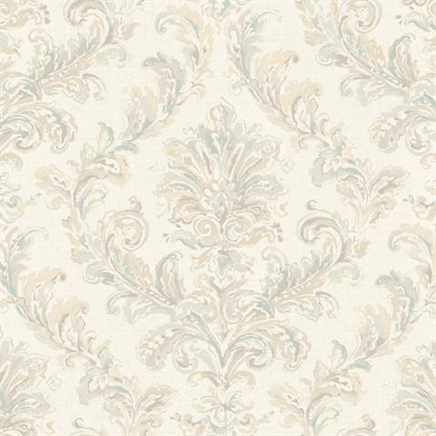 Painterly Damask