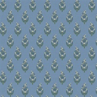 Paisley Blue Wallpaper