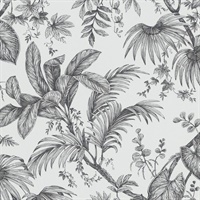 Palm Leaf Motif Wallpaper