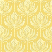 Palmier Yellow Lotus Fan Wallpaper