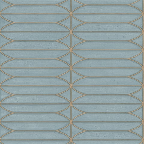 Pavilion Wallpaper - Denim