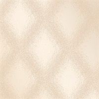 Peoria Gold Diamond Weave Wallpaper