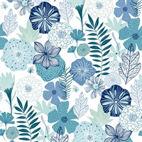 Perennial Blooms P & S Wallpaper