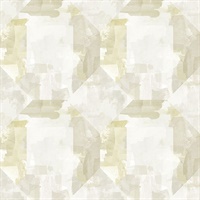 Perrin Olive Gem Geometric Wallpaper