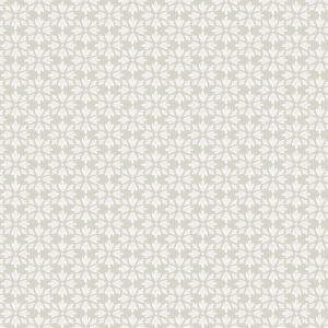 Phlox Light Blue Floral Stamp Wallpaper
