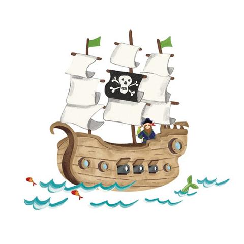 Pirate Ship Giant Wall Decals
