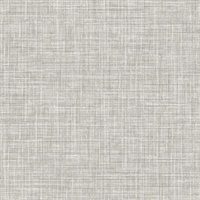 Poise Grey Linen Wallpaper