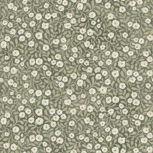 Poppy Trail Grey Floral Wallpaper