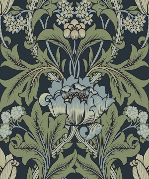 Primrose Garden Floral Prepasted Wallpaper