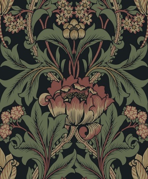 Primrose Garden Floral Prepasted Wallpaper