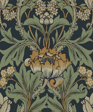 Primrose Garden Floral Prepasted Wallpaper