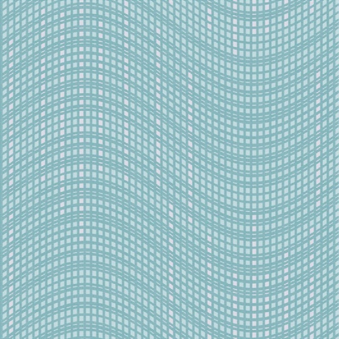 Prudence Aqua Wave Wallpaper