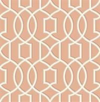 Quantum Coral Trellis Wallpaper