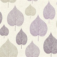 Quest Plum Leaf Wallpaper