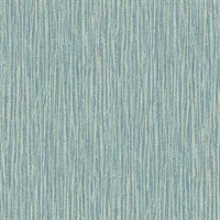 Raffia Thames Aqua Faux Grasscloth Wallpaper