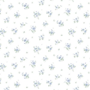 Rainbow Floral Wallpaper