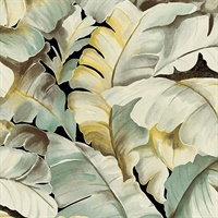 Ramsay Green Banana Leaf Wallpaper