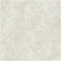 Reclaimed Tin Diamond Peel & Stick Wallpaper