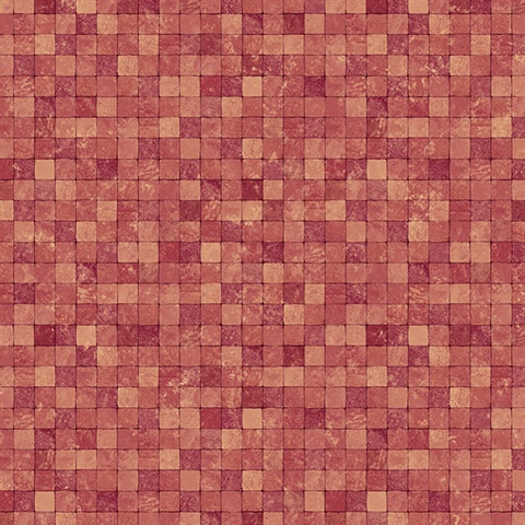 Red Textured Tiles Wallpaper