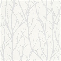 Redford White Birch Paintable Wallpaper