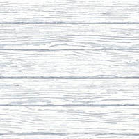 Rehoboth Light Blue Distressed Wood Wallpaper