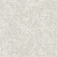 Retreat Grey Quilted Geometric Wallpaper