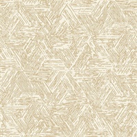 Retreat Light Brown Quilted Geometric Wallpaper