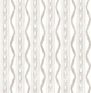Rhys Green IKAT Stripe Wallpaper