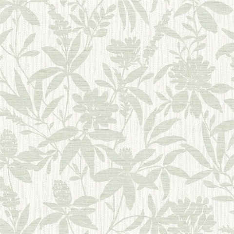 Riemann Green Floral Wallpaper