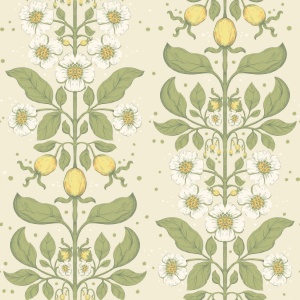 Rosa Cream Wallpaper