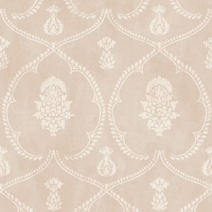 Royal Damask Beige Wallpaper