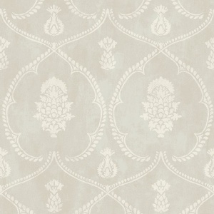 Royal Damask Beige Wallpaper