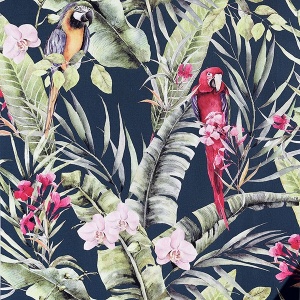 Rudy Navy Pretty Polly Wallpaper